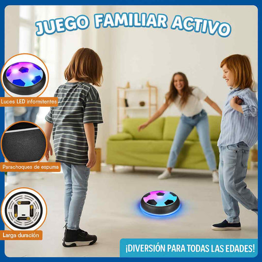 Air Soccer LED™ 🌈⚡ | ¡Luz, movimiento y risas sin fin en casa!