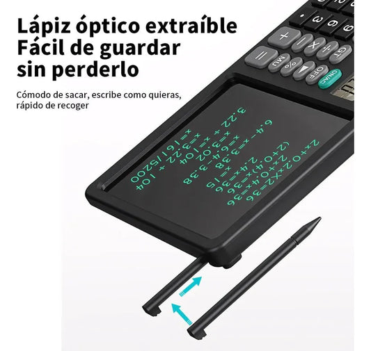 Smart® Calculadora con Pantalla y Lápiz Óptico - Ideal para Oficina, Estudio o Negocio
