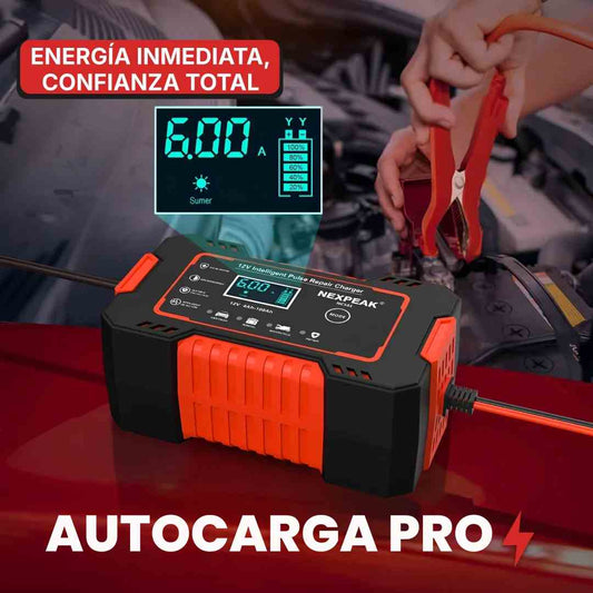 Autocarga Pro® – Cargador de 12V Alto Rendimiento y Modo Reparación