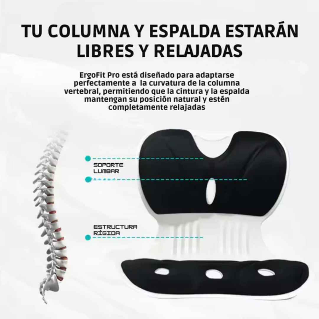 💥 ErgoFit Pro®: Convierte tu silla común en soporte profesional
