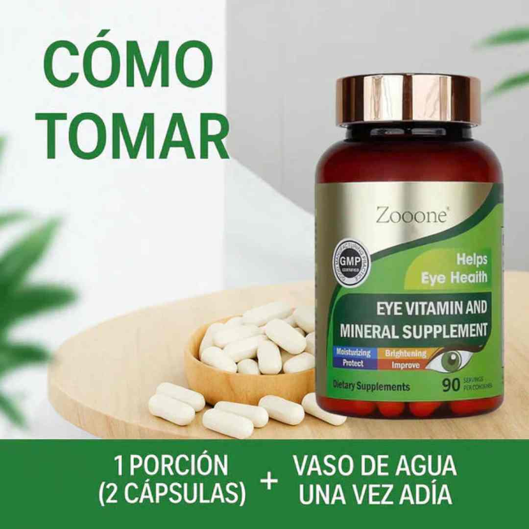 💊ZOONE™ Suplemento Visual – Protección y claridad para tus ojos cada día