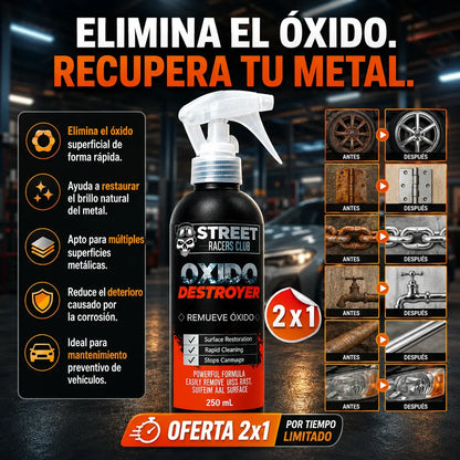 Spray Removedor de Óxido | Elimina la Corrosión en Segundos | Pack x2