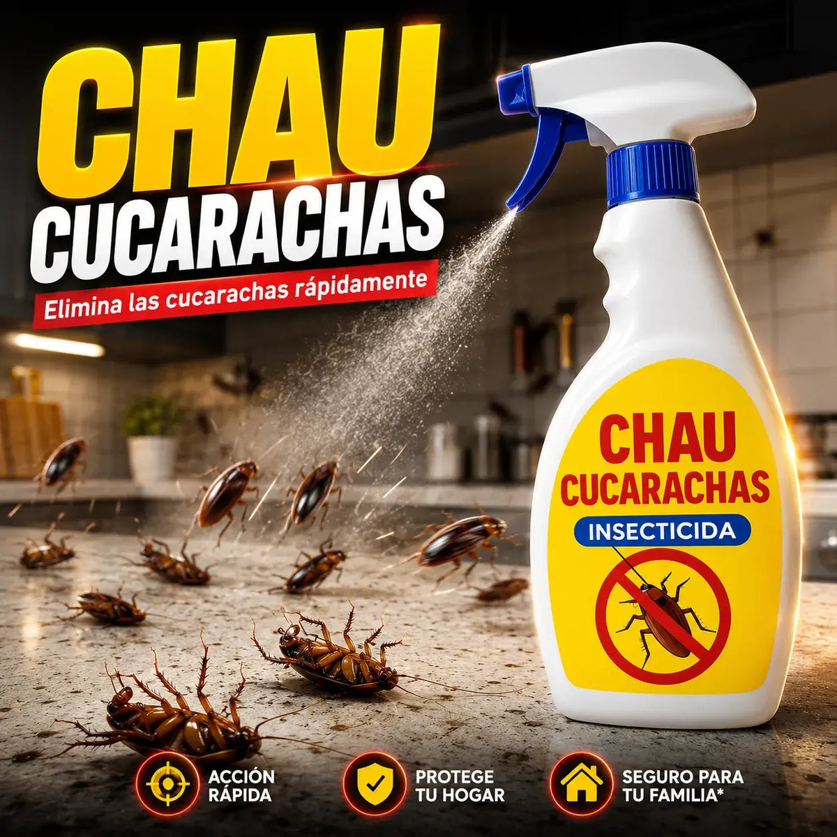 Insecticida Mata Cucarachas | Rinde 5 Litros