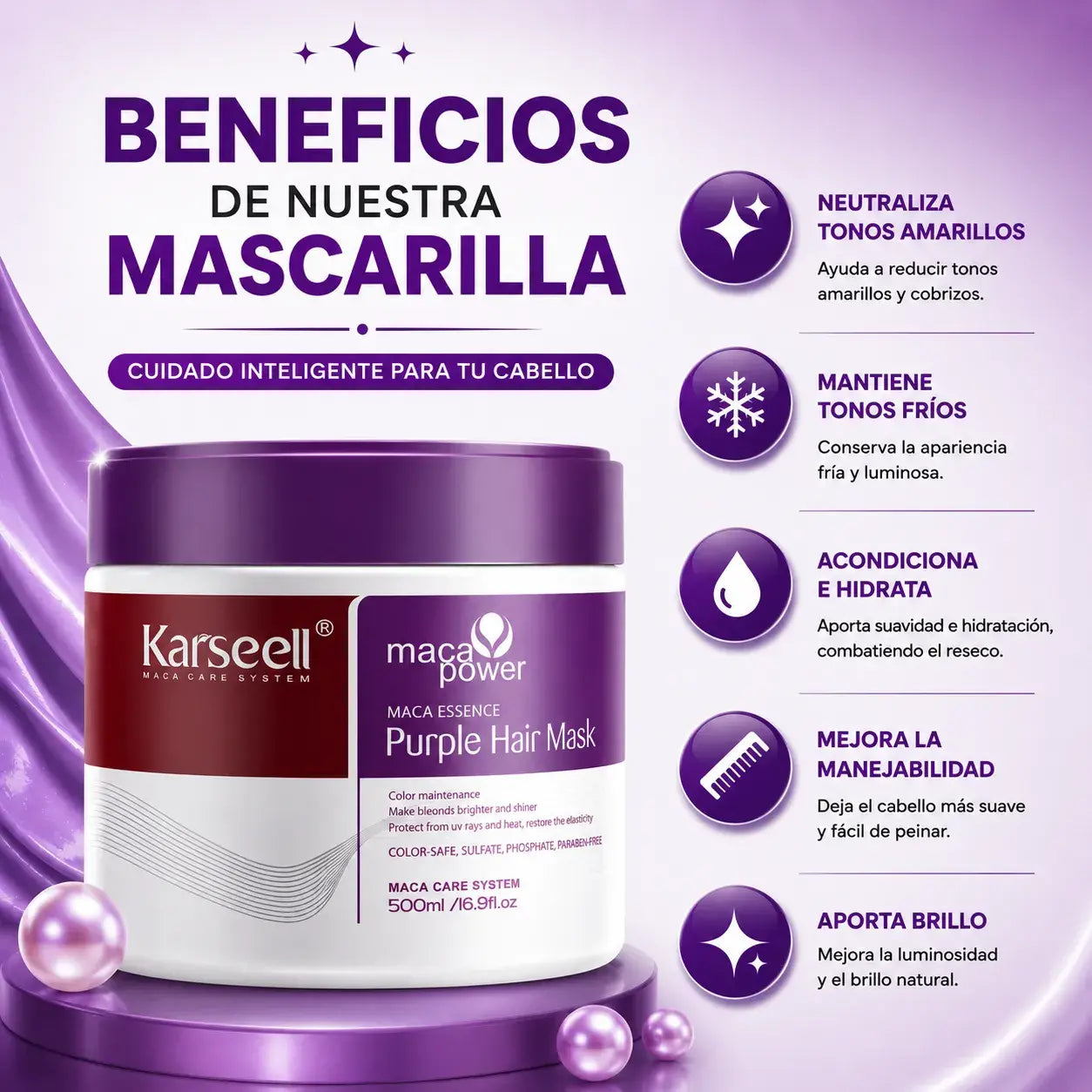 Mascarilla Matizante para Cuidar y Mantener el Color