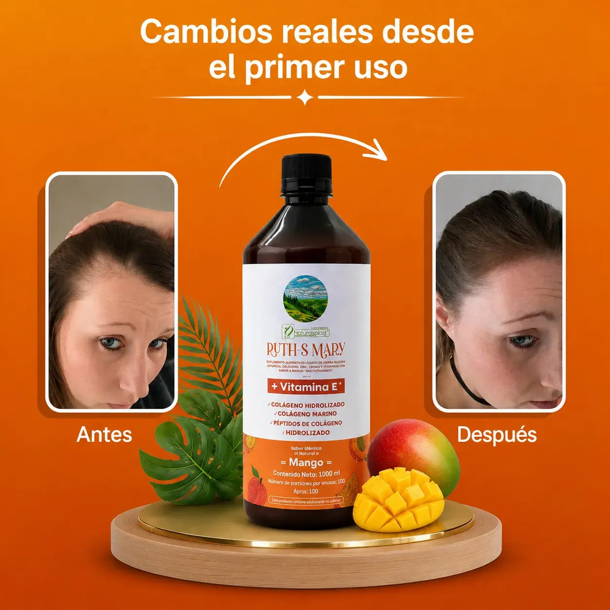 Multivitamínico Capilar para Fortalecer el Cabello desde la Raíz