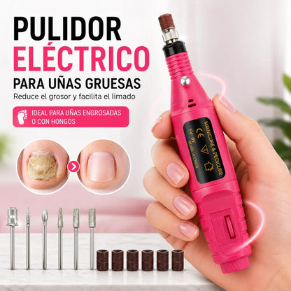 Pulidor Eléctrico para Uñas Gruesas y Endurecidas