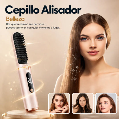Cepillo Alisador Plancha Multifuncional