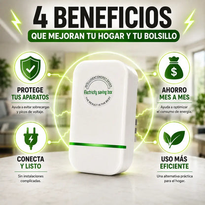 Ahorrador de Energía Eléctrica | Reduce el Consumo de Luz