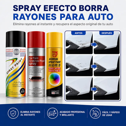 Spray quitaarañazos para coches