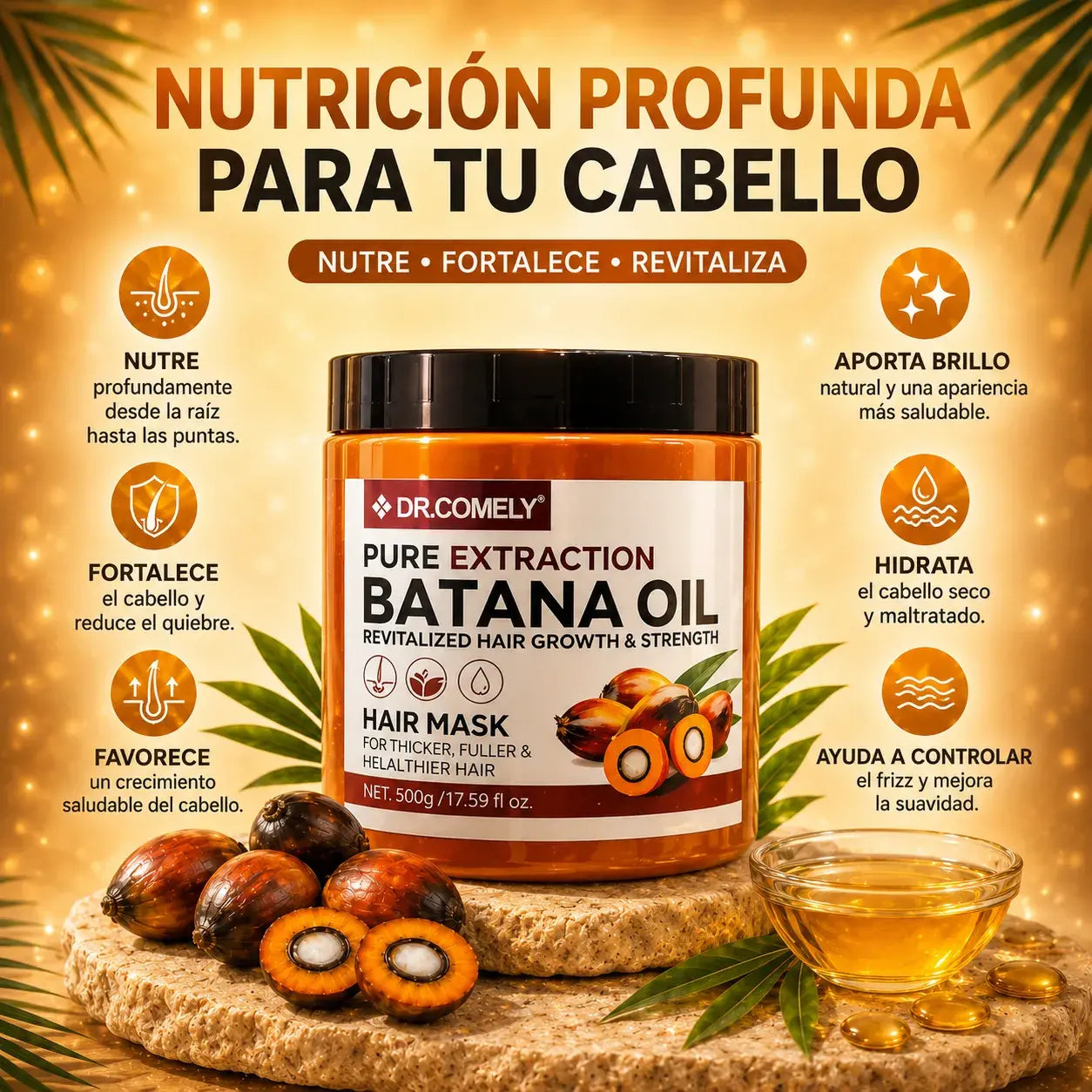 Dr. Comely® Tratamiento De Batana Oil de 500g