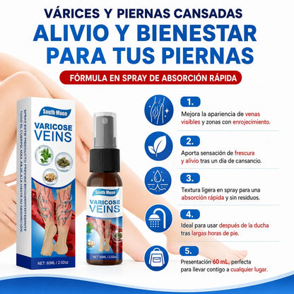 ⭐ Spray para Varices y Piernas Cansadas | Alivio y Frescura | 2X1