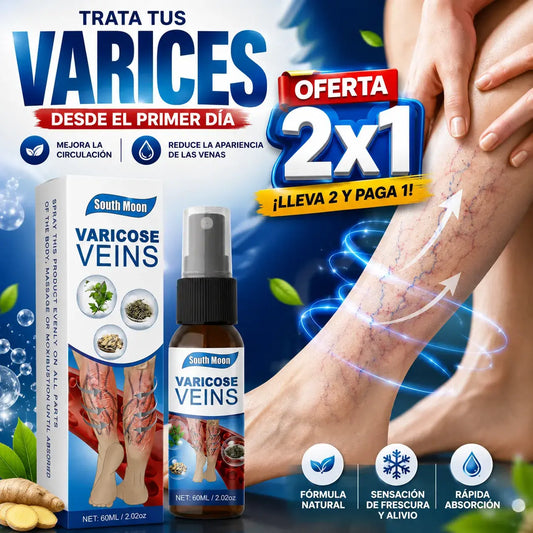 ⭐ Spray para Varices y Piernas Cansadas | Alivio y Frescura | 2X1