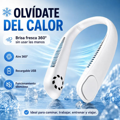 Ventilador Portátil de Cuello | Frescura Manos Libres