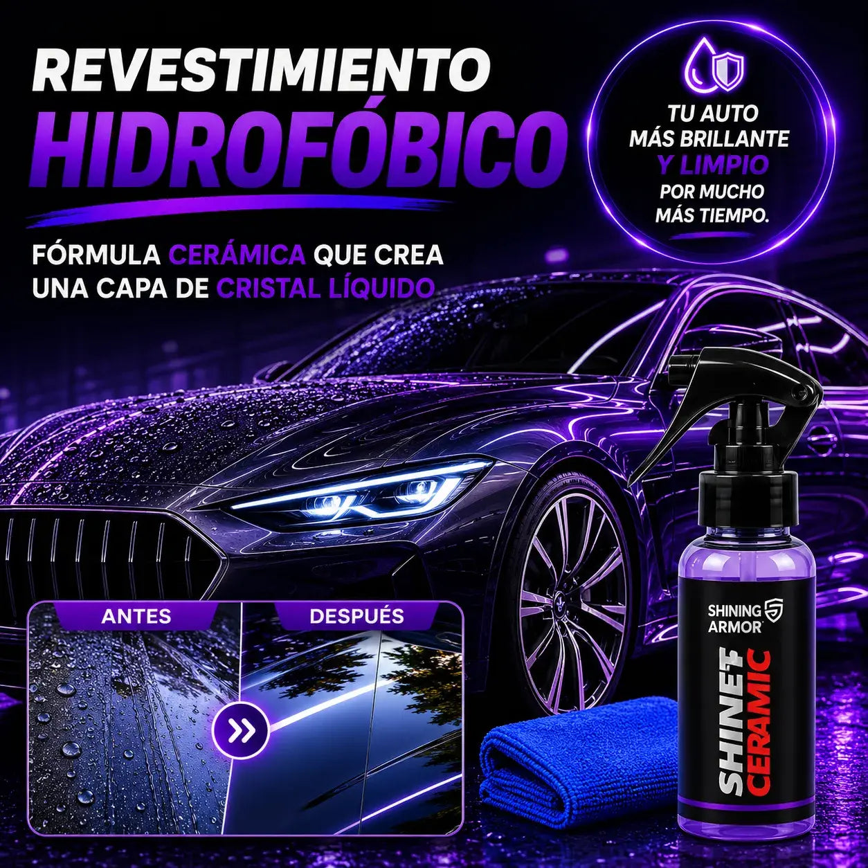🚗💥Spray multifuncional 3 en 1 de alta protección para el coche