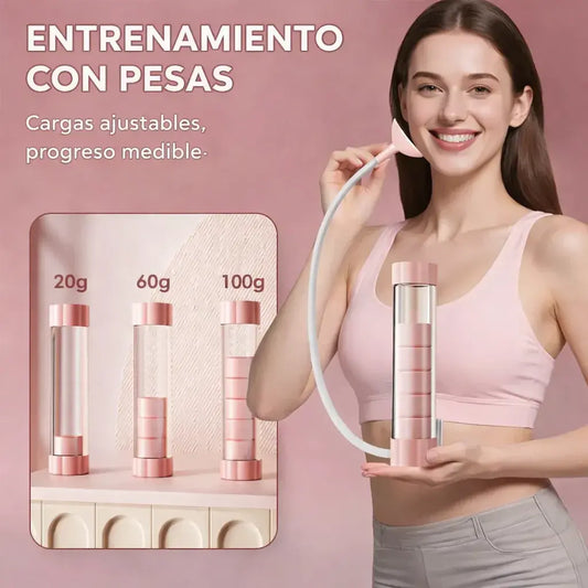 Ejercitador pulmonar ajustable | Más aire menos fatiga