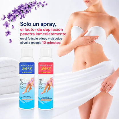 Spray Depilador Corporal para una piel Suave y Sedosa