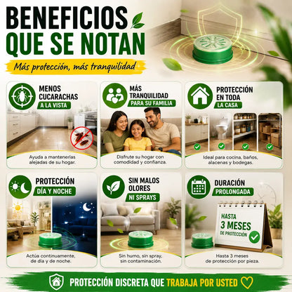 🪳 Trampas Anti-Cucarachas MoohSpry — Pack 12 Piezas