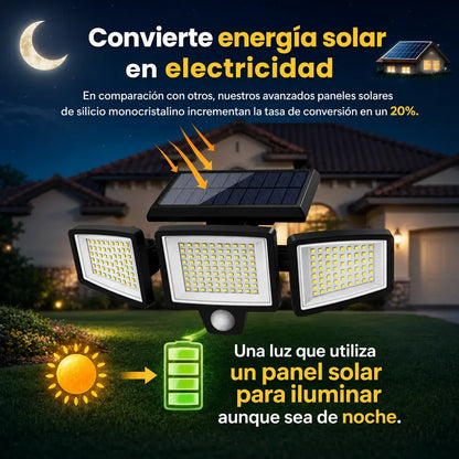 🔦 Seguridad automática para tu hogar sin pagar electricidad.