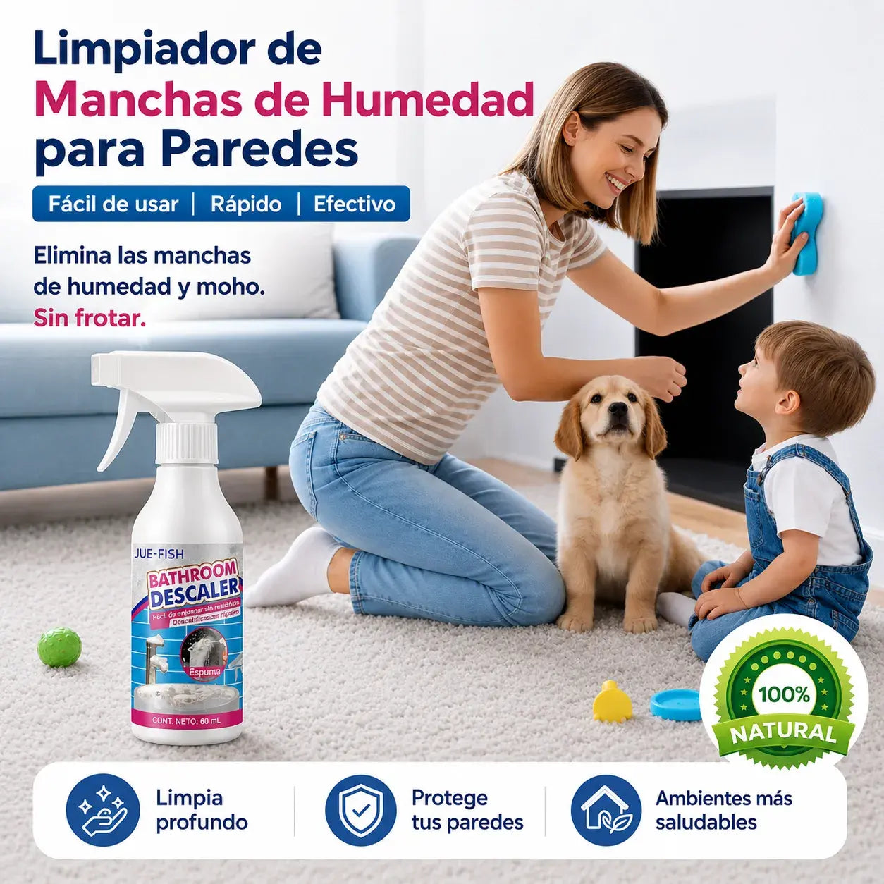 Spray Anti-Moho de Acción Profunda en Minutos | 🔥Oferta 3X1