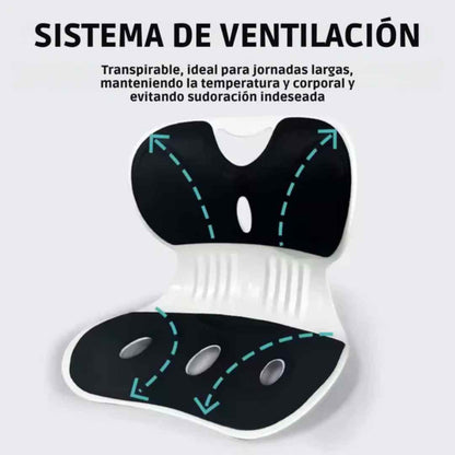 💥 ErgoFit Pro®: Convierte tu silla común en soporte profesional