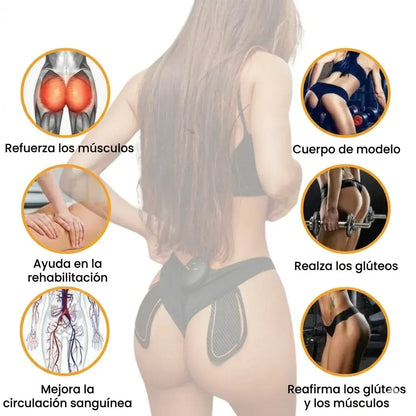 Electroestimulador para tonificar los glúteos en 30 días