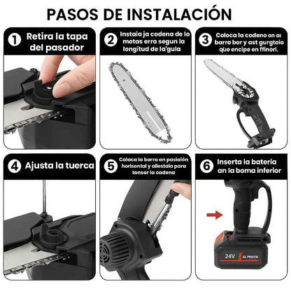 ChainSaw® Mini Sierra Eléctrica y Compacta para Grandes Tareas