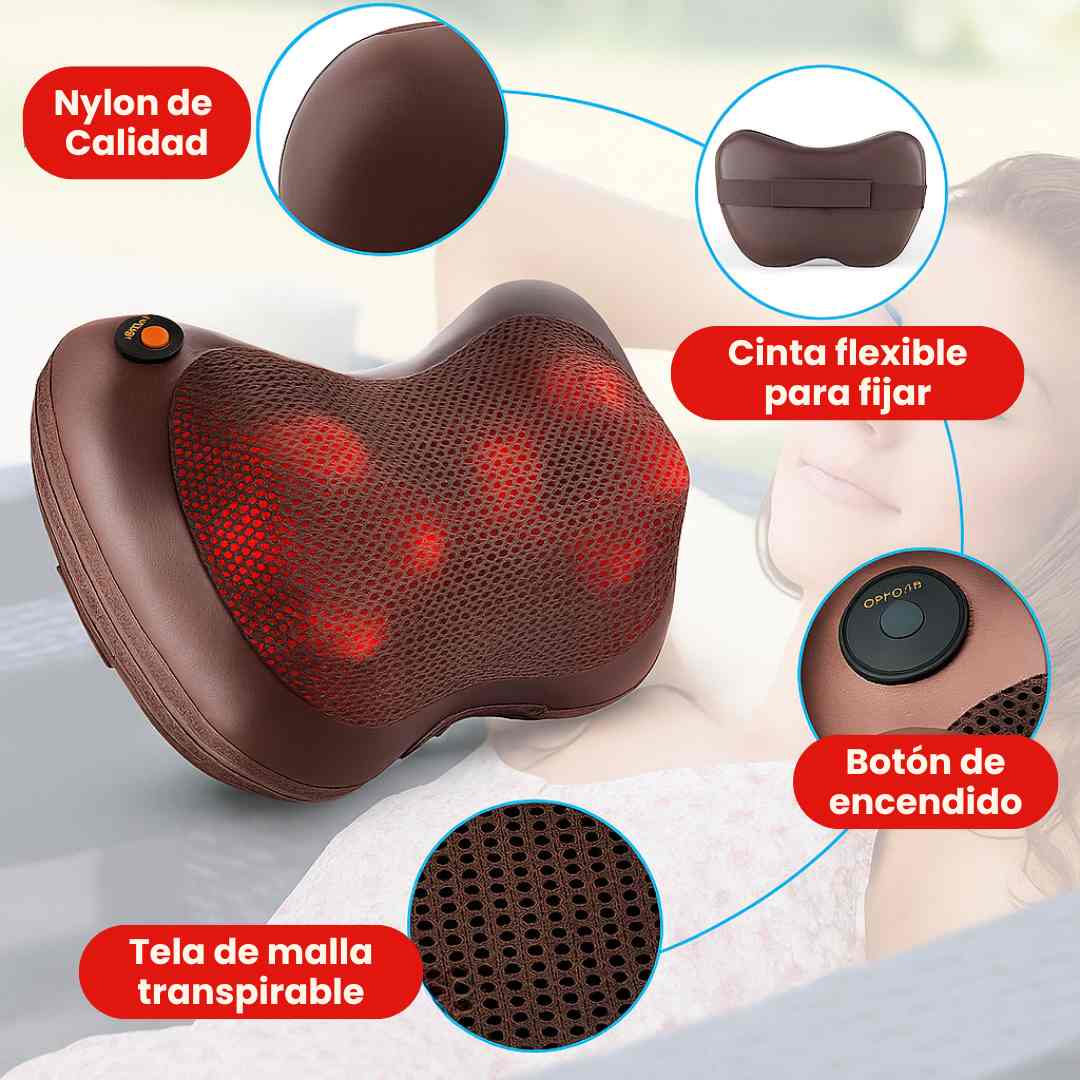 🛋️ Cojín Masajeador Terapéutico Multifuncional
