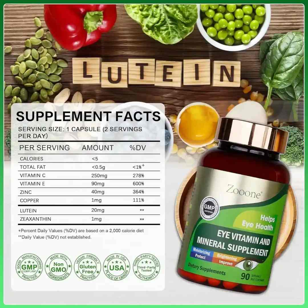 💊ZOONE™ Suplemento Visual – Protección y claridad para tus ojos cada día