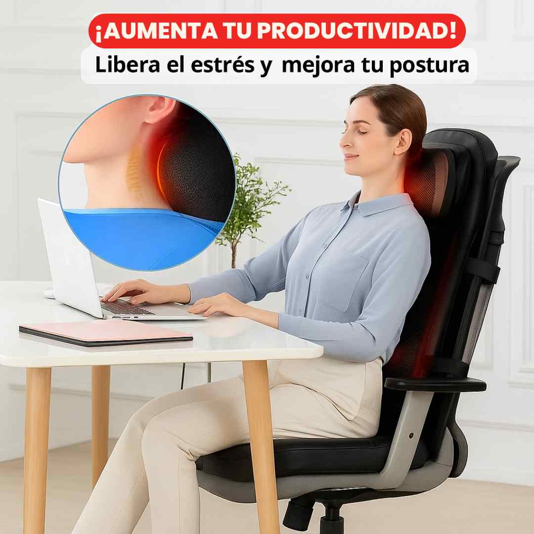 🛋️ Cojín Masajeador Terapéutico Multifuncional