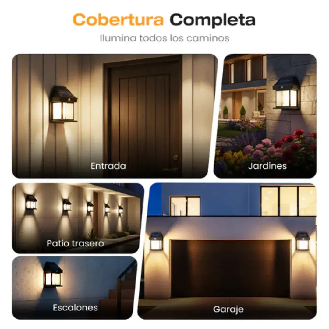 Lámpara Solar de Pared con Sensor de Movimiento | Oferta 2X1